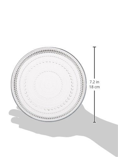 Amazon.co.jp: イッタラ(IITTALA) プレート クリア 17cm カステヘルミ